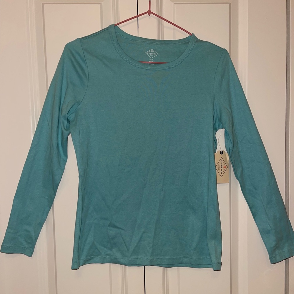 St. John's Bay blue long sleeve top